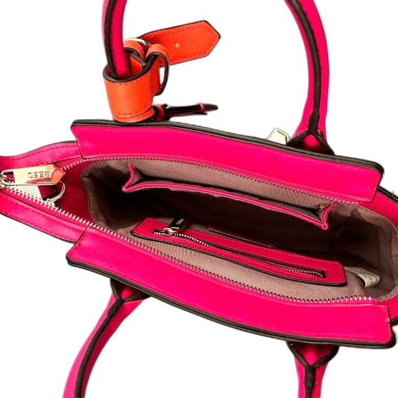 Reed Krakoff Leather Mini Boxer Purse Bag Pink Orange - Picture 5 of 6